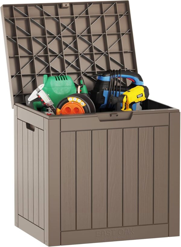 EAST OAK Outdoor Storage Box, 31 Gallon Deck - Image 4