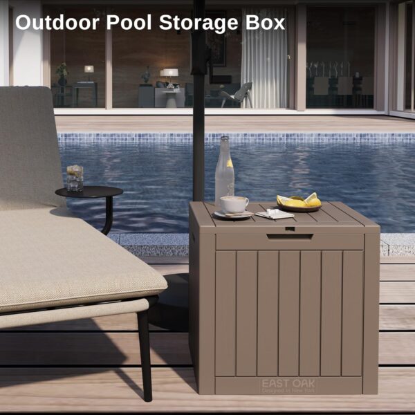 EAST OAK Outdoor Storage Box, 31 Gallon Deck - Image 2