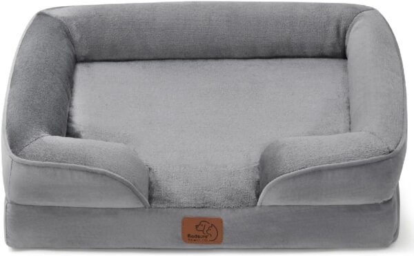Bedsure Orthopedic Dog Bed for Medium Dogs - Waterproof Dog Sofa - Image 2