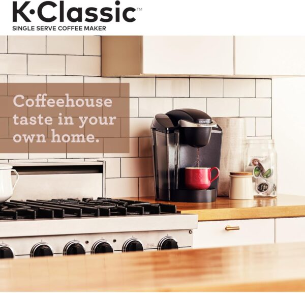 Keurig K-Classic Single Serve K-Cup Pod Coffee Maker, with 3 - Image 3