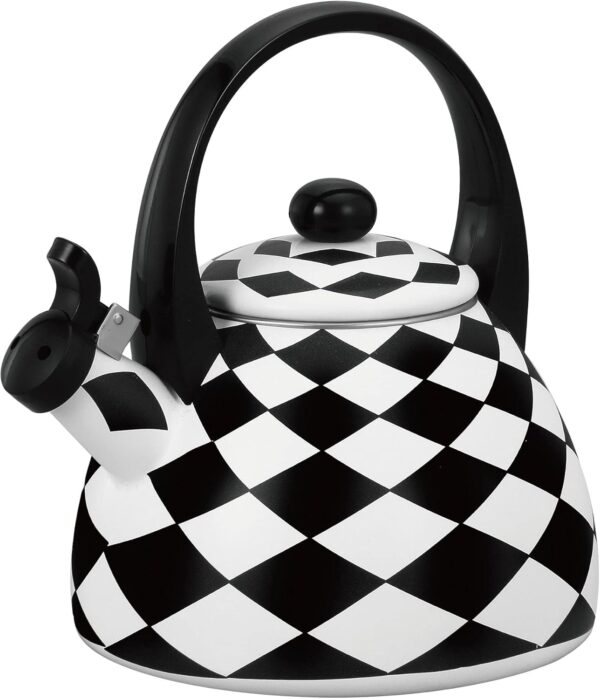 Whistling Tea Kettle for Stove Top Enamel on Steel Teakettle, Supreme