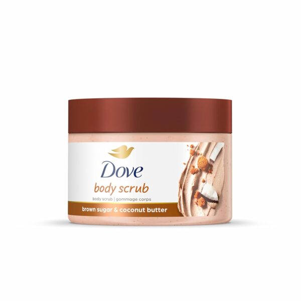 Dove Scrub Brown Sugar & Coconut Butter For Silky Smooth Skin Body