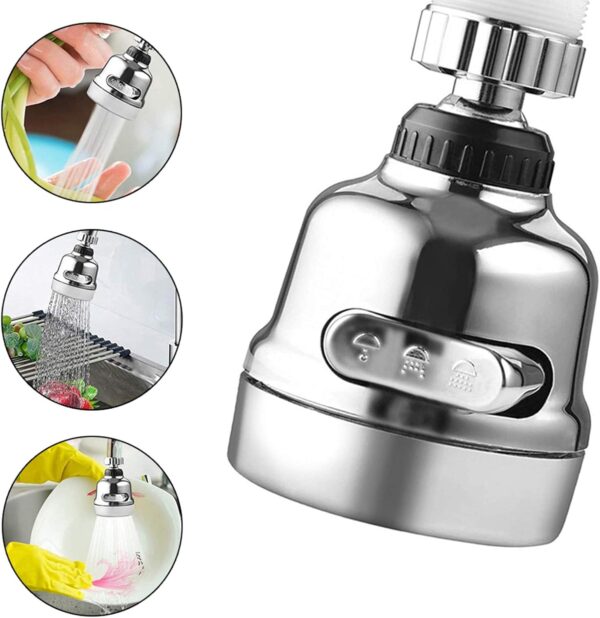 Kitchen Faucet Aerator - 360° Faucet Head for Kitchen Sink - Image 5