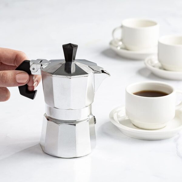 Primula Classic Stovetop Espresso and Coffee Maker, Moka Pot for Italian and Cuban Café Brewing, Greca Coffee Maker - Image 5