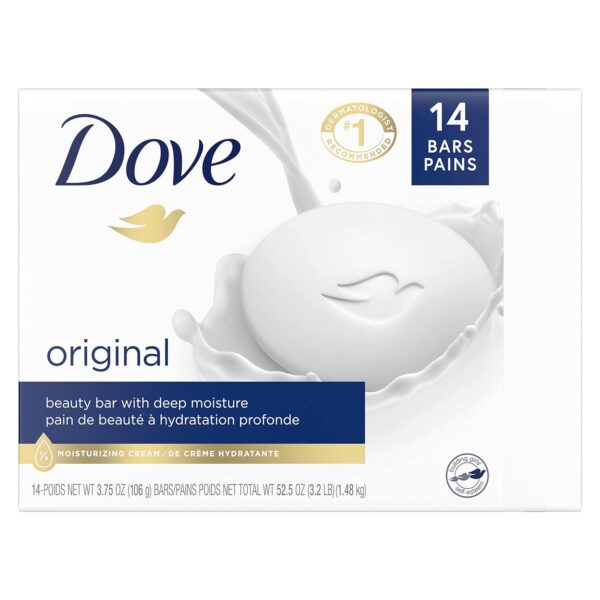 Dove Beauty Bar Gentle Skin Cleanser Moisturizing for Gentle Soft Skin - Image 2