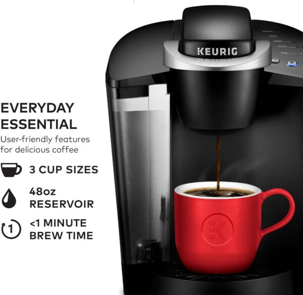 Keurig K-Classic Single Serve K-Cup Pod Coffee Maker, with 3 - Image 2