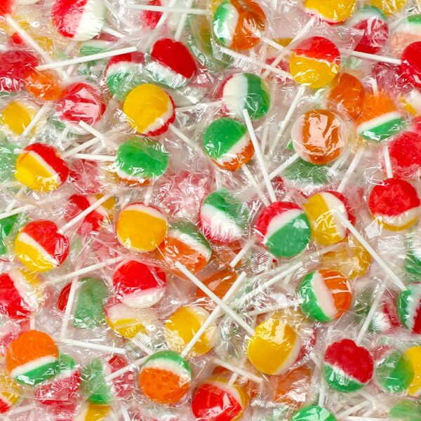 Classic Split Flavor Lollipops - 3 Pounds - Flat Lollipops Individually - Image 4