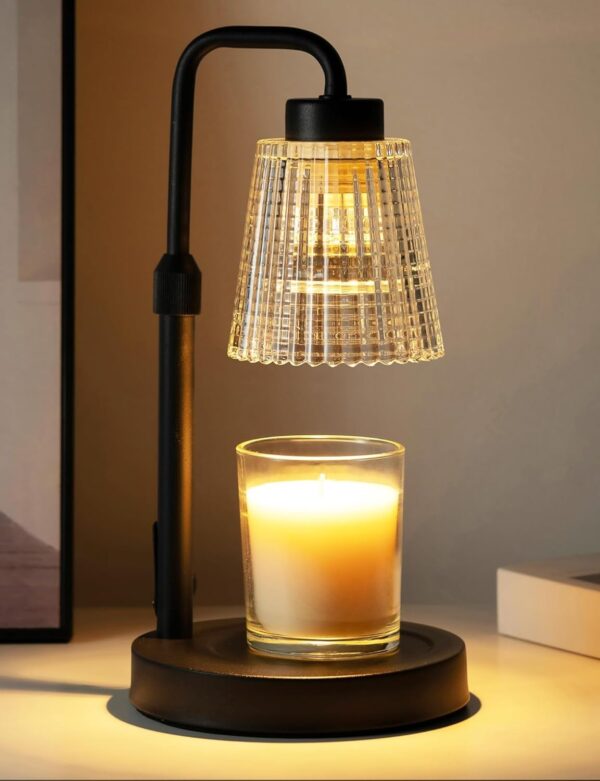 Candle Warmer Lamp with Timer, Adjustable Height Candle Warmer,