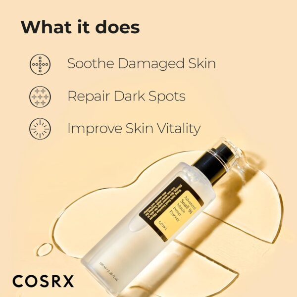 COSRX Snail Mucin 96% Power Face Serum, - Image 3