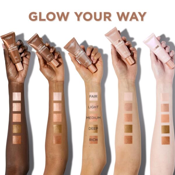 L'Oreal Paris Makeup True Match Lumi Glotion, Natural GlowEnhancer, Illuminator Highlighter, - Image 4