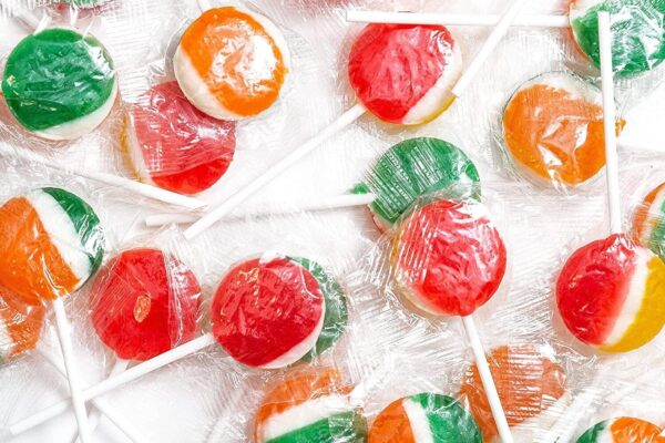 Classic Split Flavor Lollipops - 3 Pounds - Flat Lollipops Individually - Image 3