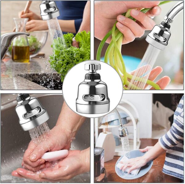 Kitchen Faucet Aerator - 360° Faucet Head for Kitchen Sink - Image 3