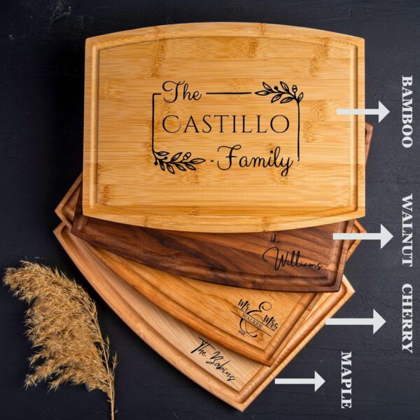 Personalized Cutting Board, Display Stand & Gift Wrap - - Image 3