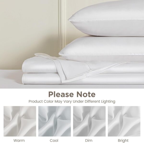 Sophia & William 100% Tencel Lyocell Queen Sheet Set - Image 2