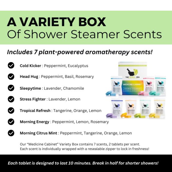 Shower Steamers Aromatherapy Variety Pack - Shower - Image 5