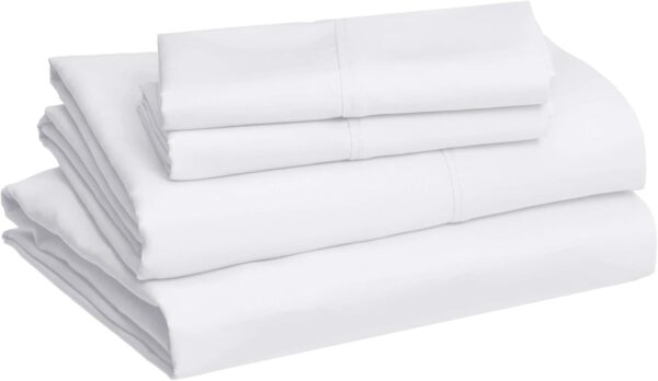 Amazon Basics 4 Piece Deluxe Microfiber Bed Sheets - Image 4