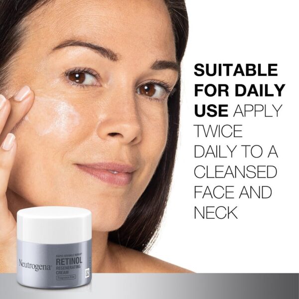 Neutrogena Retinol Face Moisturizer, Rapid Wrinkle Repair, Fragrance - Image 2