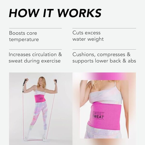 Sweet Sweat Waist Trimmer for Women and Men - Image 2