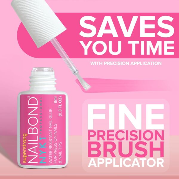 Super Strong Nail Glue for Press On Nails, Nail Tips & Acrylic Nails ( - Image 4