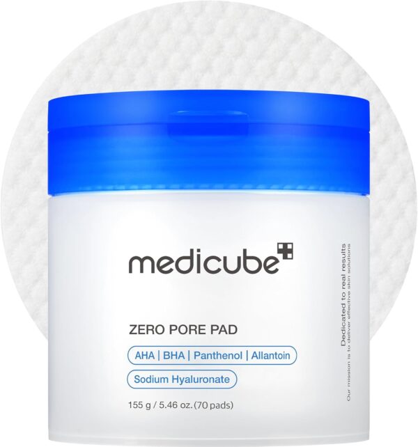 Medicube Zero Pore Pads 2.0, Dual-Textured Facial Toner Pads for