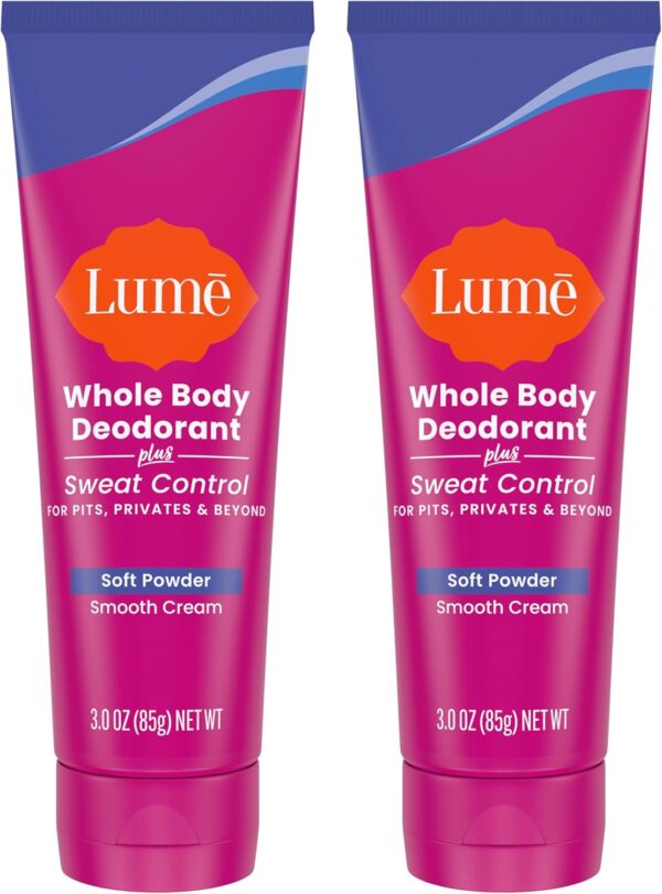 Lume Whole Body Deodorant Plus Sweat Control - Smooth Cream