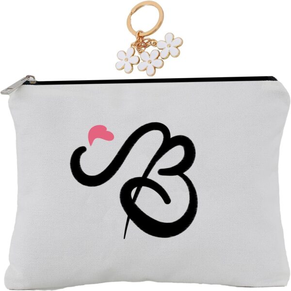 A-Z Embroidered letter combination cosmetic bag，Personalized