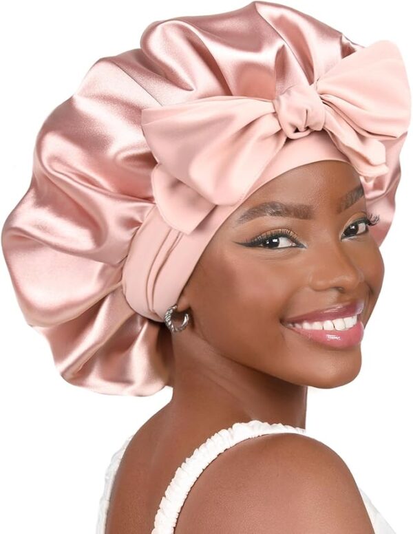 YANIBEST Silk Bonnet for Sleeping Women Satin Bonnet Double