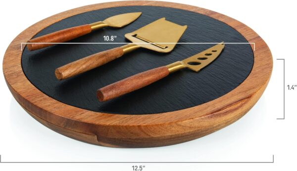 PICNIC TIME TOSCANA -Insignia Slate Serving Board with Cheese - Image 2