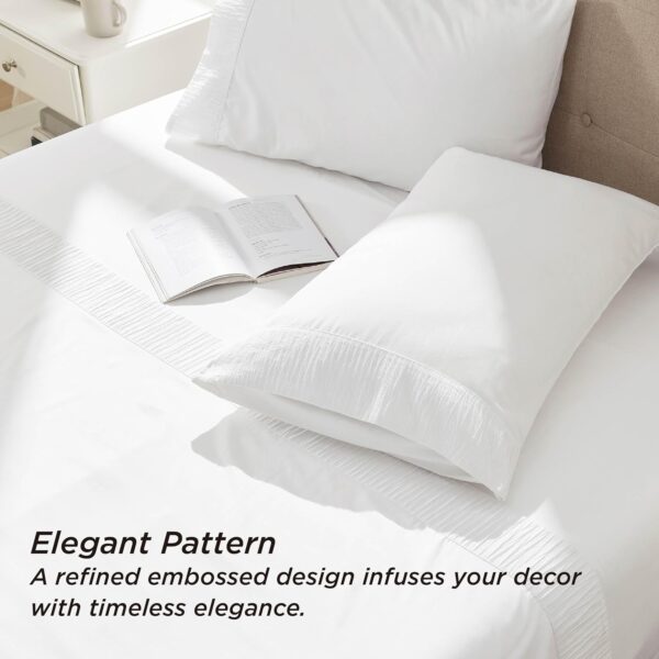 Bedsure Queen Sheet Set - 4 Pieces Soft Queen Size Sheets - - Image 5