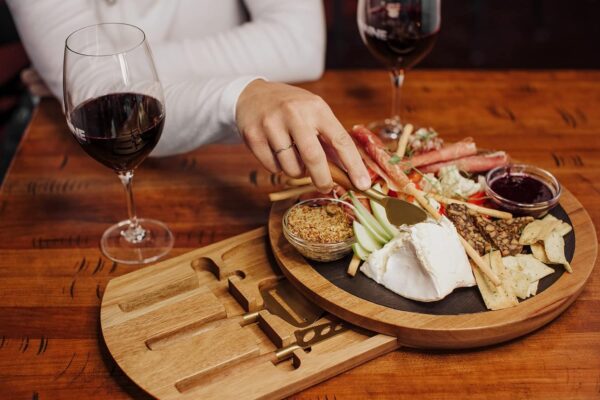 PICNIC TIME TOSCANA -Insignia Slate Serving Board with Cheese - Image 4