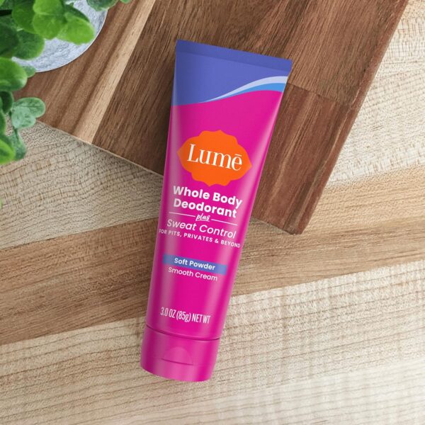 Lume Whole Body Deodorant Plus Sweat Control - Smooth Cream - Image 3