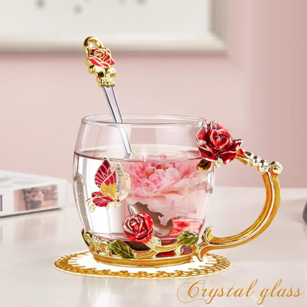 OEAGO Gifts for Mom Women Mothers Day Glass Coffee - Image 5