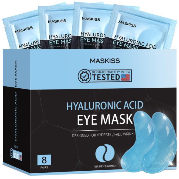 Under Eye Patches (8 Pairs), Hyaluronic Acid Eye Masks