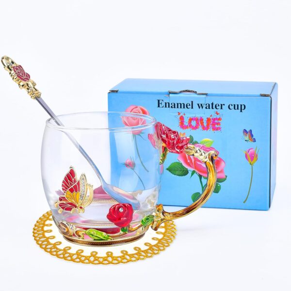 OEAGO Gifts for Mom Women Mothers Day Glass Coffee - Image 2