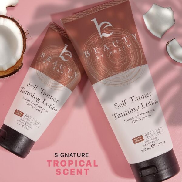 Beauty by Earth Self Tanner - USA Made with Natural & Organic - Image 3