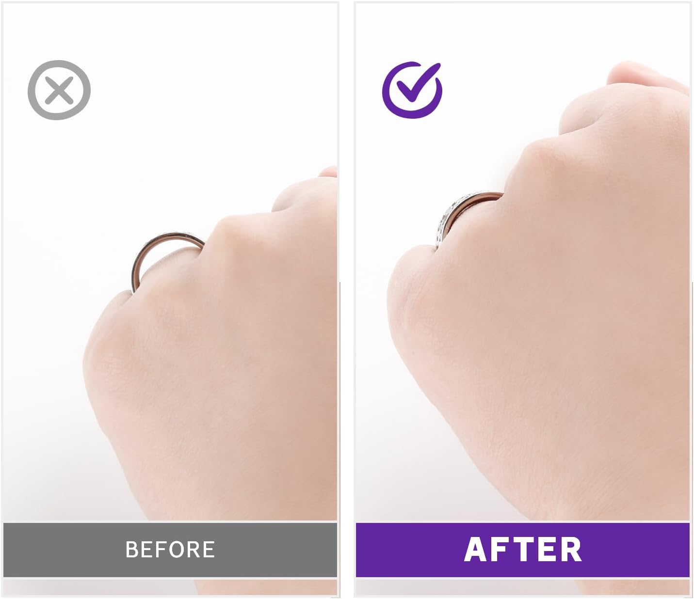 26-Pack Ring Size Adjuster for Loose Rings – 15 Sizes & 3 - Image 2