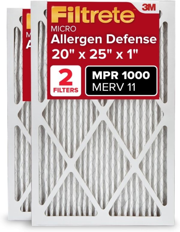 Filtrete 20x25x1 AC Furnace Air Filter, MERV 11,