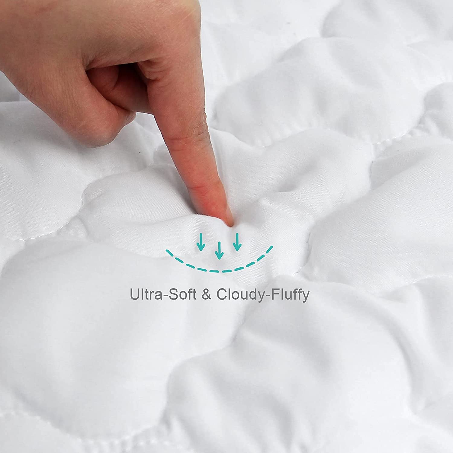 Crib Mattress Protector Sheets Fitted Waterproof Crib - Image 3
