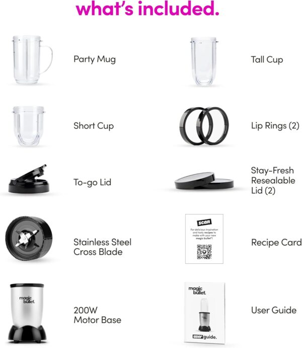 Magic Bullet Blender, Small, - Image 2