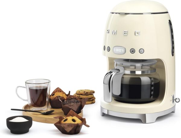 Smeg 50's Retro Style Aesthetic Drip Coffee Machine with