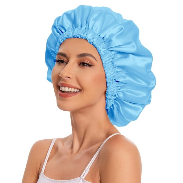 Satin Bonnet Silk Bonnet Hair Bonnet for Sleeping-Slouchy - Image 2