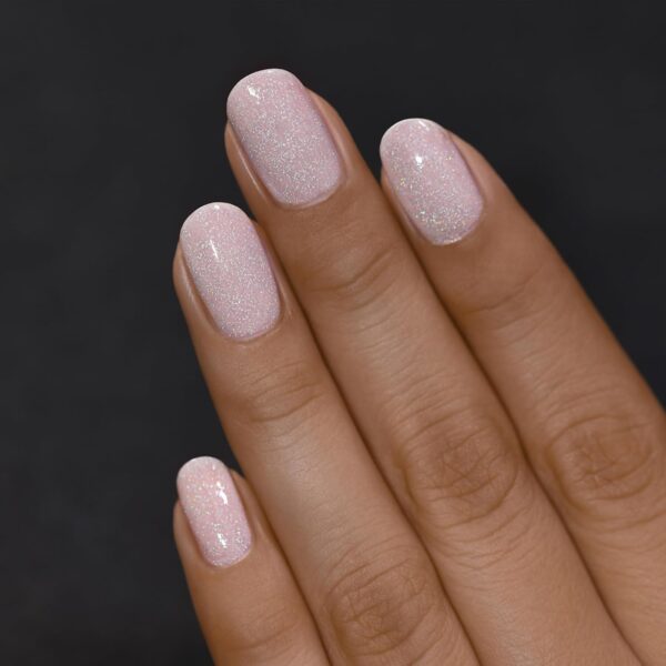 ILNP Birthday Suit - Cashmere Pink Holographic Nail Polish, - Image 2