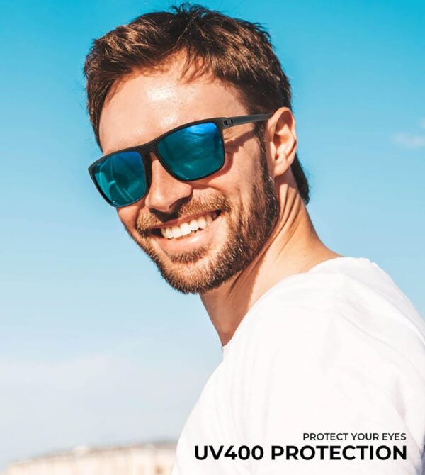 KALIYADI Polarized Sunglasses for Men, Lightweight Sun Glasses - Image 4