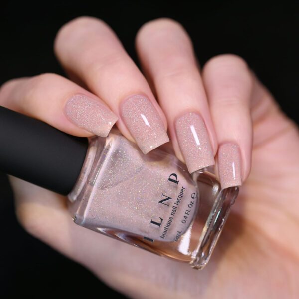 ILNP Birthday Suit - Cashmere Pink Holographic Nail Polish, - Image 3