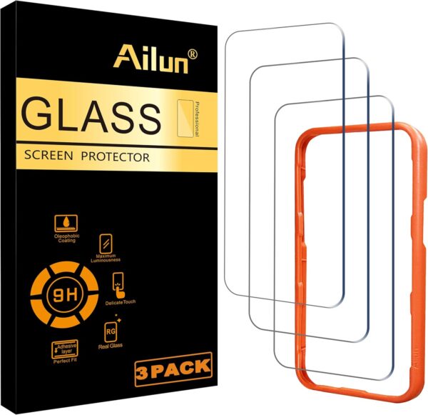 Ailun 3 Pack Screen Protector for iPhone 16 Pro Max