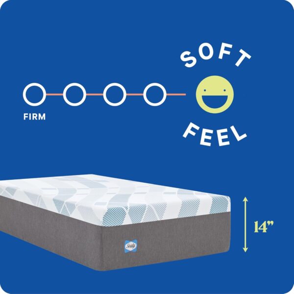 Hybrid Mattress-in-a-Box, King, SealyComfort Gel Memory Foam, - Image 3