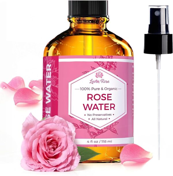 ose Water Spray for Face by Leven Rose - Pure Natural