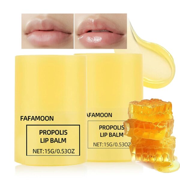 2 PCS Honey Lip Butter, Moisturising Lip Balm With