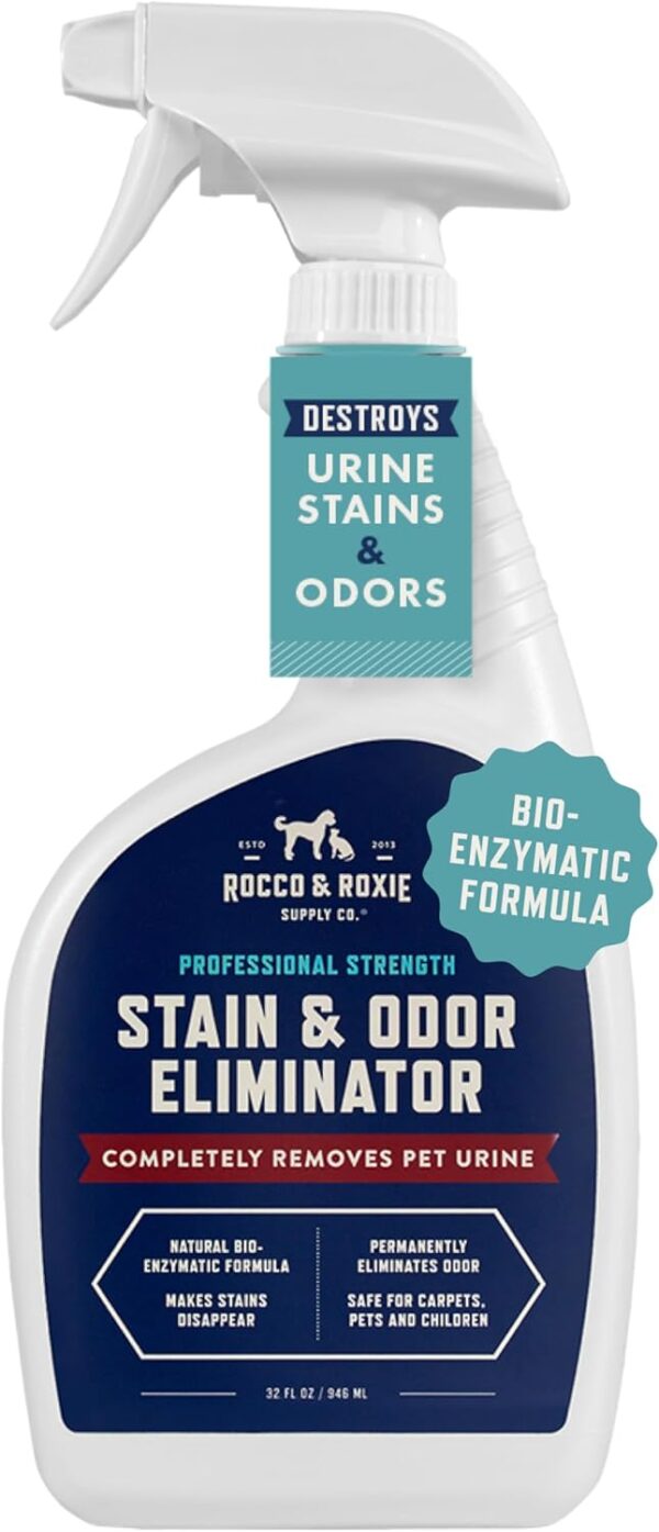 Rocco & Roxie Stain & Odor Eliminator for Strong Odor,