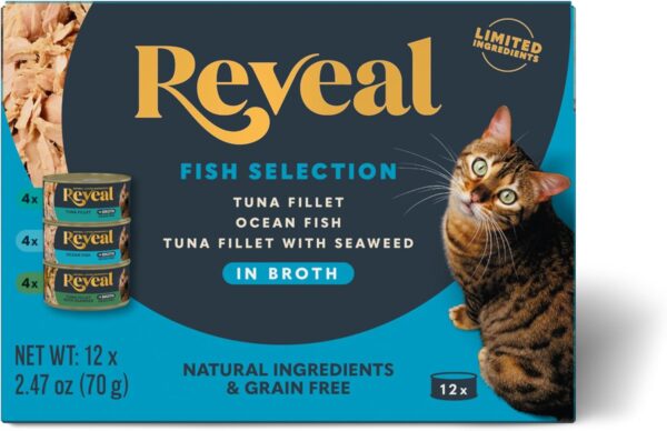 Reveal Natural Wet Canned Cat Food, Limited Ingredient,